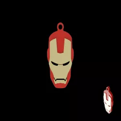 Keychain Ironman Minimal