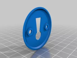 Keyhole cover
