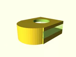 Lack Attachment Bracket (parametric)