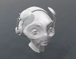 Maz Kananta Head/ Model (The Force Awakens)