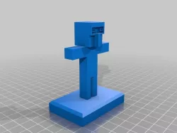 minecraft figure 5 (star lord)