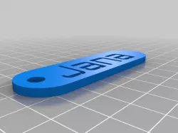 My Customized Keychain Generator (more then 3 letters) dogtag