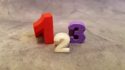 Numbers - curved