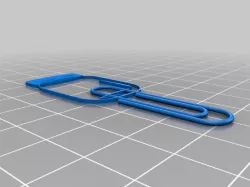 paper clip bottle