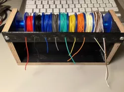 Parametric Guiding Bezel for Wire Spool Holder - Kabelführung für Spulenhalter (parametrierbar)
