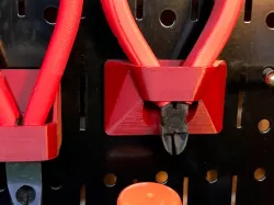 Pegboard Wire Cutter Plier Holder