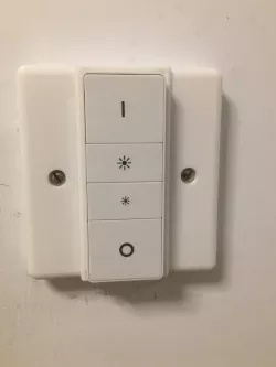 Philips Hue - single Hue remote UK triple light-switch cover