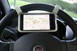 Phone Holder on steering wheel