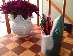 Shark Head Pen Pencil holder