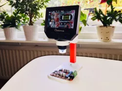 Simple Electric Microscope Stand