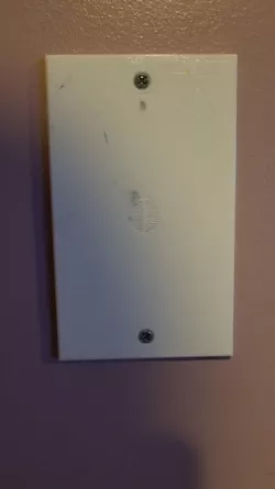 Single Gang Wall Plate with Speaker Grille