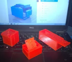 Slide Top Rabbet Box (Customizer for 3D Printers and CNC)