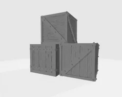 Storage Crates (28mm scaled)