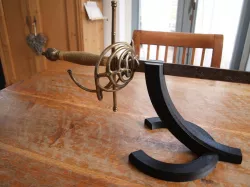 Sword stand for larger sword
