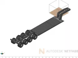 Tamiya Truck Low Trailer total printable