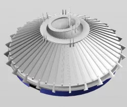 Walt Disney World Space Mountain Model 