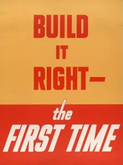 WWII Pontiac Assembly Line Poster Litho