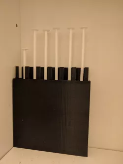 1 cc blunt capped syringe rack / case
