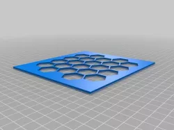 1 Inch Hex Mat Stencil