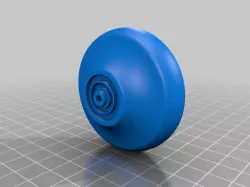 3D printed yoyo with guts (not recommended but ok)