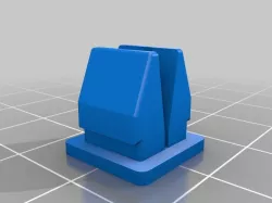 9mm Square Screw Clip