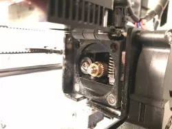 A8 Exruder Fan Mod with hinge pin