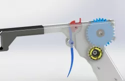 BALLESTA CON AYUDA DE TENSADO. (Crossbow with pulling gear)