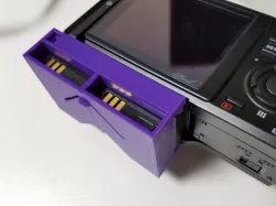 Battery Holder on Tripod Plate