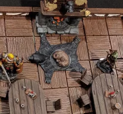 Bearskin Rug - 28mm gaming