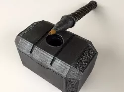 Bic Cristal Pen Thor's Hammer (Mjolnir)