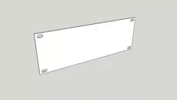 Blank Face Rack 10 inch