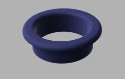 Cable hole through table or wall