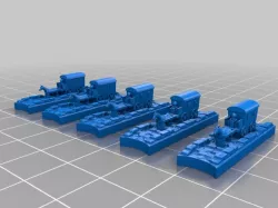 Catan Modified Road Pieces
