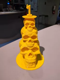 Celtic Skull stack trophy