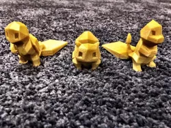Charmander and Squirtle Doorstop