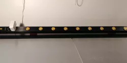 Desktop  power bar mount for the IKEA LINNMON desktops