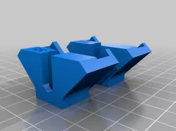 FlashForge Creator Pro glass bed brackets