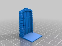 Freestanding Dungeon Door (Remix of Isolt's Zombicide Door)