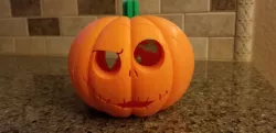 Jack O'Lantern with Snap On Faces
