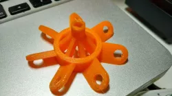 mecanum wheel hub for dc motor (modified)