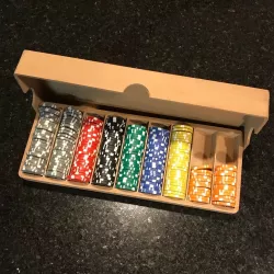 Mini Poker Chips Tray