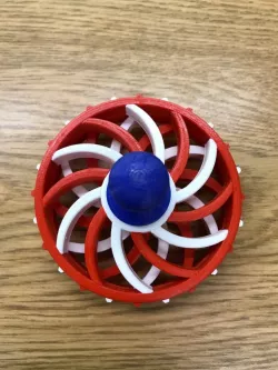 Multi Color Mesmerizing Fidget Spinner