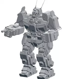 MWO Wolverine 10mm N scale