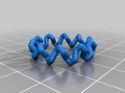 My Customized Braided Openscad Ring (Almost Done)