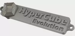 Nameplate for Hypercube Evolution with logo