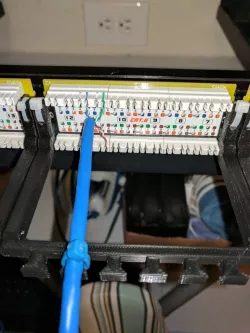 Patch Panel Cable Support