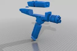 Phaser from Startrek Discovery with removeable smaller phaser (Easy Print)