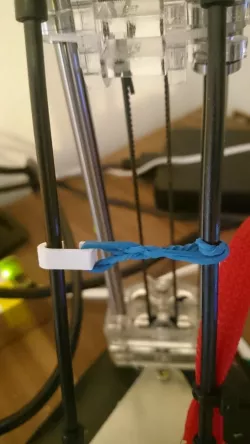rod rubber band support