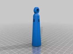 Round Tower Keychain