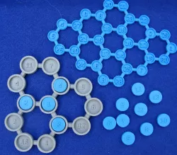 Simple Puzzle of Three Hexagons 